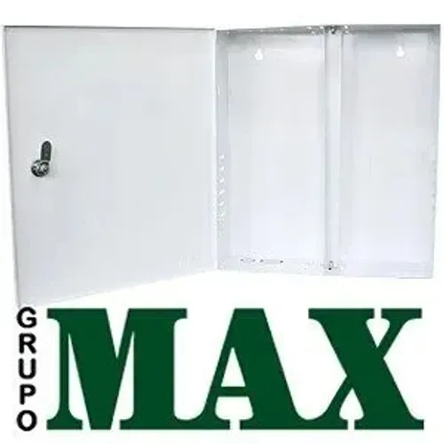 RACK METÁLICO VERTICAL PARA CÂMERAS (com chave)