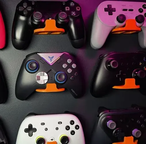 Kit 2 Suportes de Parede para Controle de Videogame Universal Compatível PS5 - PS4 - XBOX 
