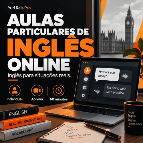 Aulas Particulares de Inglês Online - Conversação e Trabalho