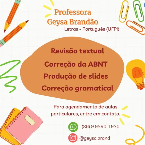 Aula particular (atendimento em domicílio)
