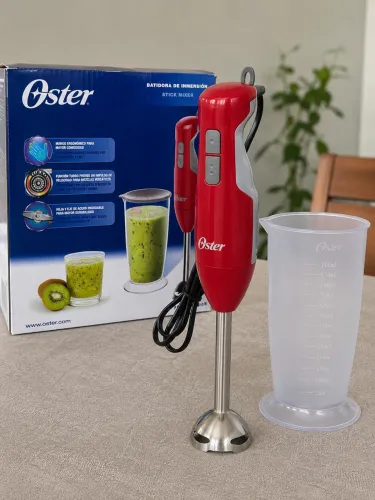 Mixer Oster 250W Vermelho com Copo Medidor Original