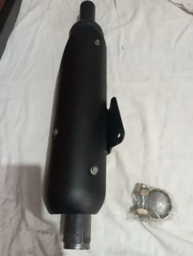 Ponteira Escapamento original preto Royal Enfield Classic 350.