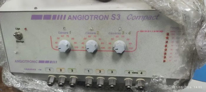 Aparelho de pressoterapia angiotron S3"LEIA TUDO"