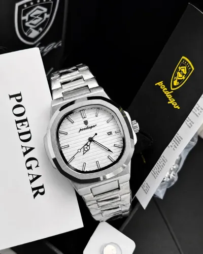 Relógio de Luxo Poedagar Branco