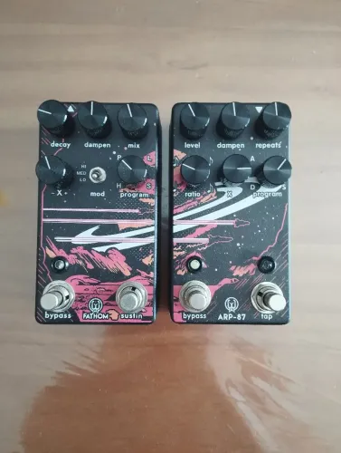 Pedal Walrus clone delay arp-87 e Reverb fathom