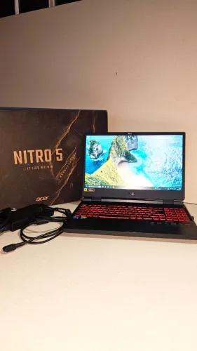 Notebook Gamer Acer Nitro 5 | i5 12ª Ger | RTX 3050 | 16GB RAM | Tela 144Hz