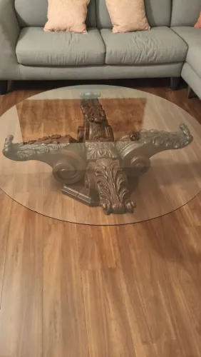 Mesa mármore Rosa. Móveis antigos