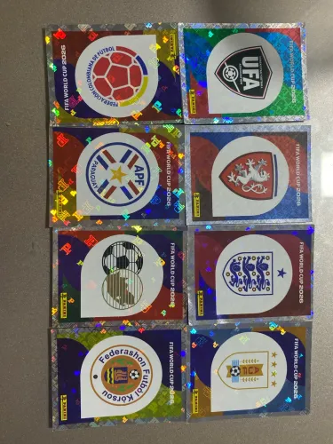 CARTAS RARA DAS SELEÇÕES FIGURINHA DA COPA DO MUNDO 2026 PANINI