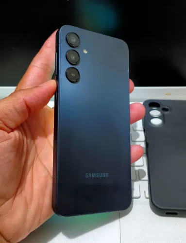 Galaxy A16 NFC 128/8Gb em Bom estado Geral (marcas uso) com Capa e Carregador