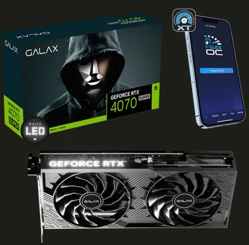 Placa de vídeo RTX 4070 Super GALAX