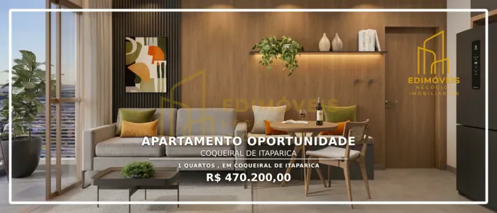Coqueiral de Itaparica: seu novo apartamento com infraestrutura completa!
