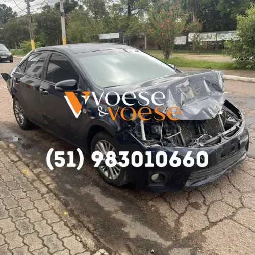 Sucata Toyota Corolla XEI 2.0 2016 automatico retirada de peças