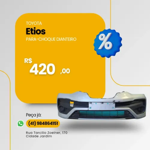 Para-choque Etios Dianteiro 