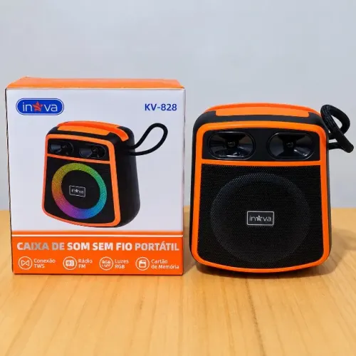 Caixa de som portátil com bluetooth