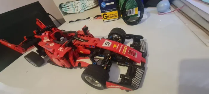 F1 Lego a Fricção +Aerofolio Móvel etc