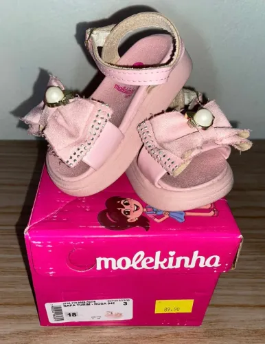 Sandália marca molekinha nº 18