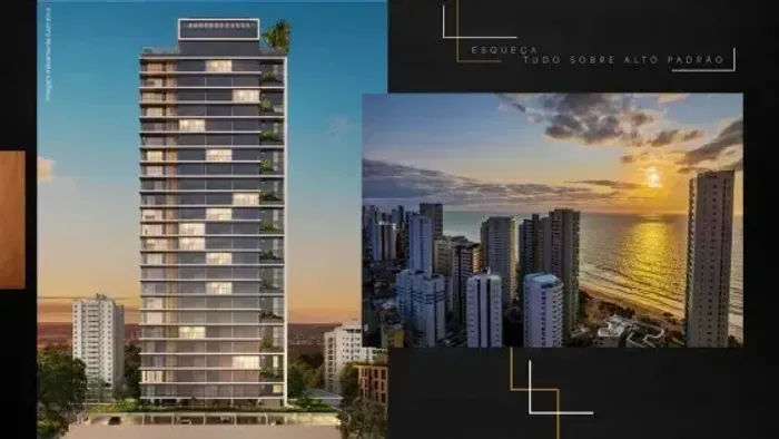 APARTAMENTO 95 M² ALTO PADÃO PROX. PRAIA DE BOA VIAGEM ANDAR ALTO VISTA MAR 3 SUÍTES VARAN