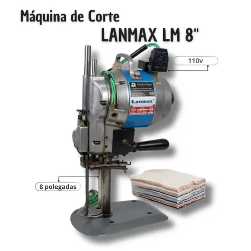 Máquina de Corte Vertical Lanmax LM 8" - 110V | Afiação Automática | Usada