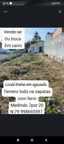 Terreno em AguedaVendo ou troco por moto