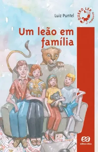 Livro infantil: Um leão em família