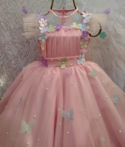 Vestido de Luxo Jardim das Borboletas