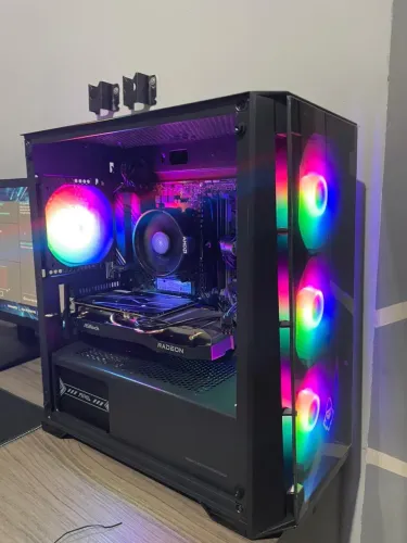 ? PC GAMER COMPLETO RX 6600 8GB + RYZEN 5 | MONITOR + PERIFÉRICOS