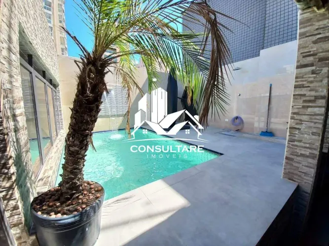 COBERTURA DUPLEX À VENDA NO BOQUEIRÃO SANTOS | 248m² | PISCINA PRIVATIVA | ELEVADOR EXCLU