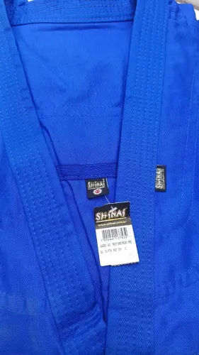 Kimono Judô Unissex Shinai Reforçado Azul