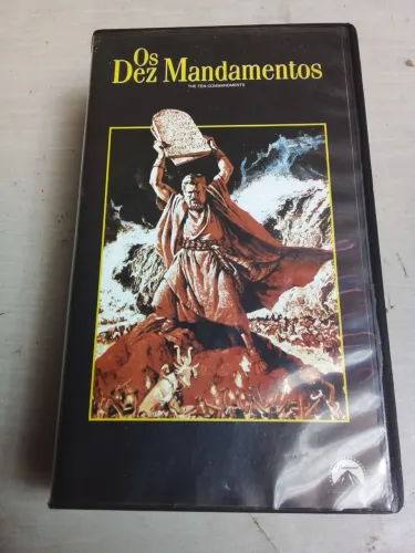 Fita VHS FILME " Os Dez Mandamentos "