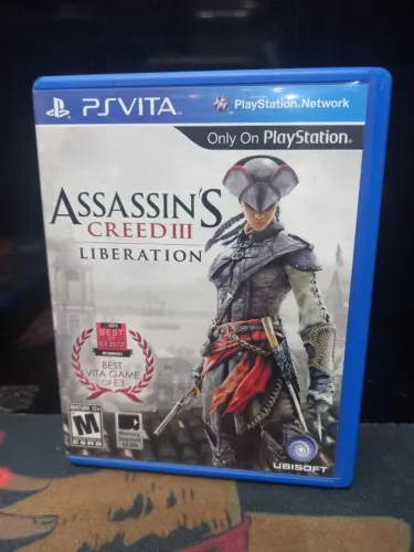 JOGO ASSASSINS CREED III LIBERATION PS VITA C USA ORIGINAL 