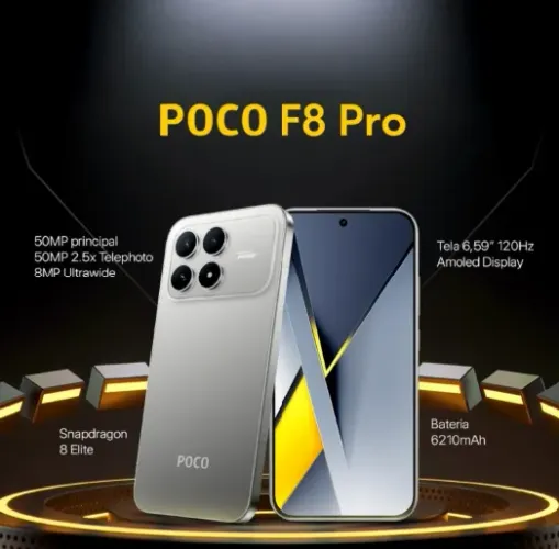 Lançamento Poco F8 Pro 12/512GB Lacrado 5G , Loja Física, Garantia, Parcelamos, Entregamos