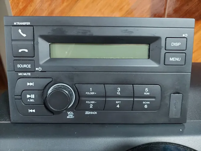 Som Alpine original Honda Fit DX 2021(iluminação branca)