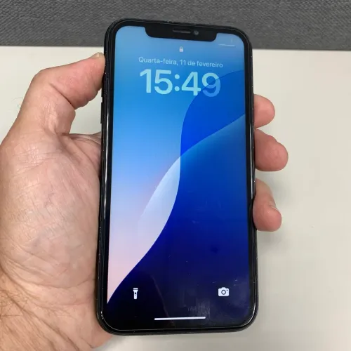 iPhone XR 64gb capa película bom estado aceito cel Android menor valor como pagto