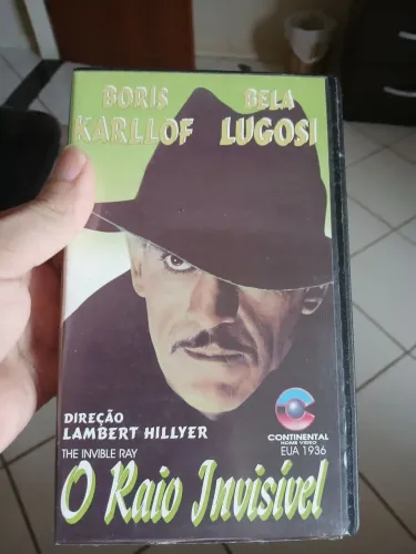 Vhs o raio invisivel bela lugosi boris karlloff terror classico