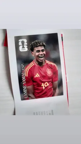 Vendo figurinha campeão da copa 2026 - Espanha/ Lamine Yamal