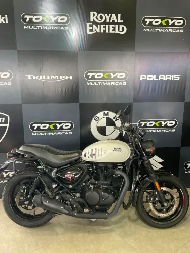 ROYAL ENFIELD HUNTER 350 DAPPER WHITE 2024