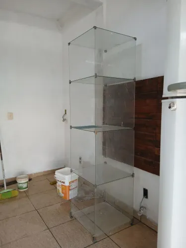 vitrine de vidro