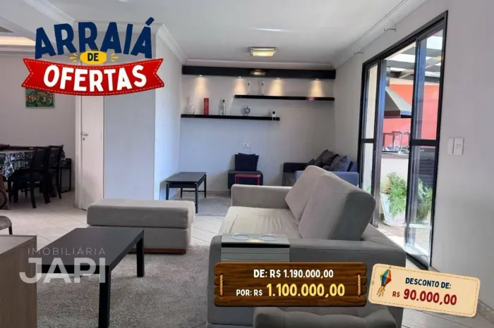 Cobertura com 4 dormitórios à venda, 163 m² por R$ 1.100.000,00 - Centro - Jundiaí/SP