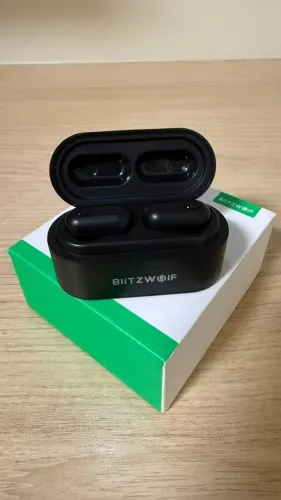 Fone de ouvido in-ear sem fio BlitzWolf BW-FYE7 preto