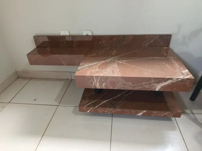 Conjunto Pia de porcelanato 