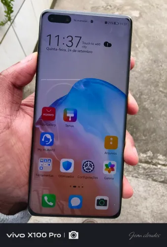 HUAWEI P40 PRO LINDAO 256 GB VENDO TROCO BARATO SAIR LOGO
