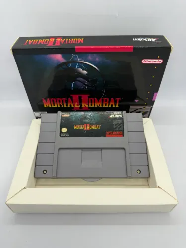 Cartucho Super Nintendo Mortal Kombat II Original Playtronic 