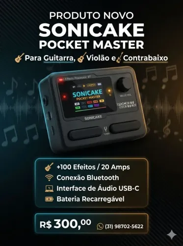 Pedaleira pocket master nova