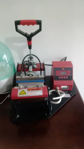 Kit impressora e prensa de canecas para sublimação