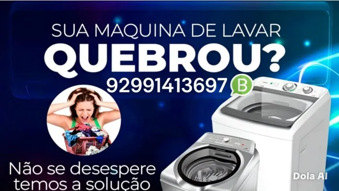 Assistência técnica em máquina de lavar roupa, conserto lavadora de roupa 