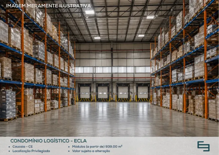 Galpão para alugar em Caucaia/CE com 939,47 m²