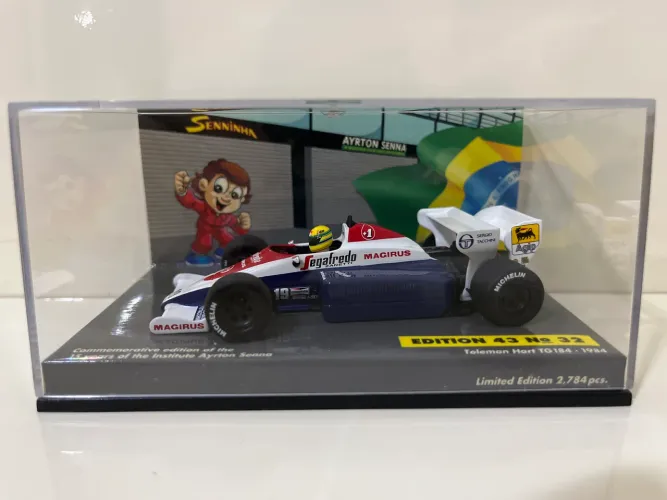 Ayrton Senna 1:43 F1 Minichamps Edition 43 N:32 Toleman Hart TG 184 1984