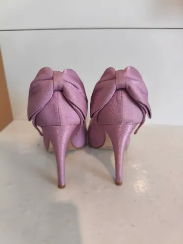 Sapato Laura Porto Lilás Nº 35 - Festa/Casamento - Pouco Usado