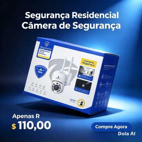1. Câmera de Segurança Wifi ? Apenas R$ 110,00!
