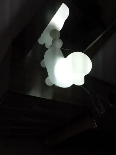 luminária de cachorro